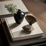 Brass Clam Candle Holder