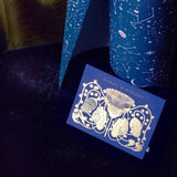 Cobalt birthday greeting card