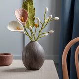 Felt Lily Flower, Cerise