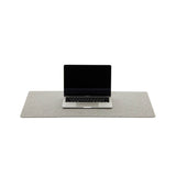 Mosen Large Merino Wool Felt Desk Pad, Granite
