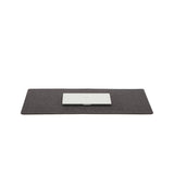 Mosen Large Merino Wool Felt Desk Pad, Charcoal