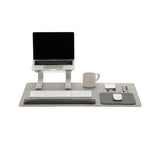 Mosen Large Merino Wool Felt Desk Pad, Granite