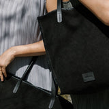 Hana Canvas Boat Bag, Black