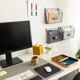 Mosen Large Merino Wool Felt Desk Pad, Granite