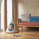 Nooee Pet Large Pet Cave / Bed, Buddy – Grey