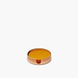 Kobon Natural Leather Coaster / Catchall Tray, Round