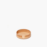 Kobon Natural Leather Coaster / Catchall Tray, Round