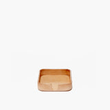 Kobon Natural Leather Tray, Square
