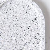 Oval Tray, White Granite Terrazo