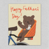 Happy Father's Day Bike Bear Card