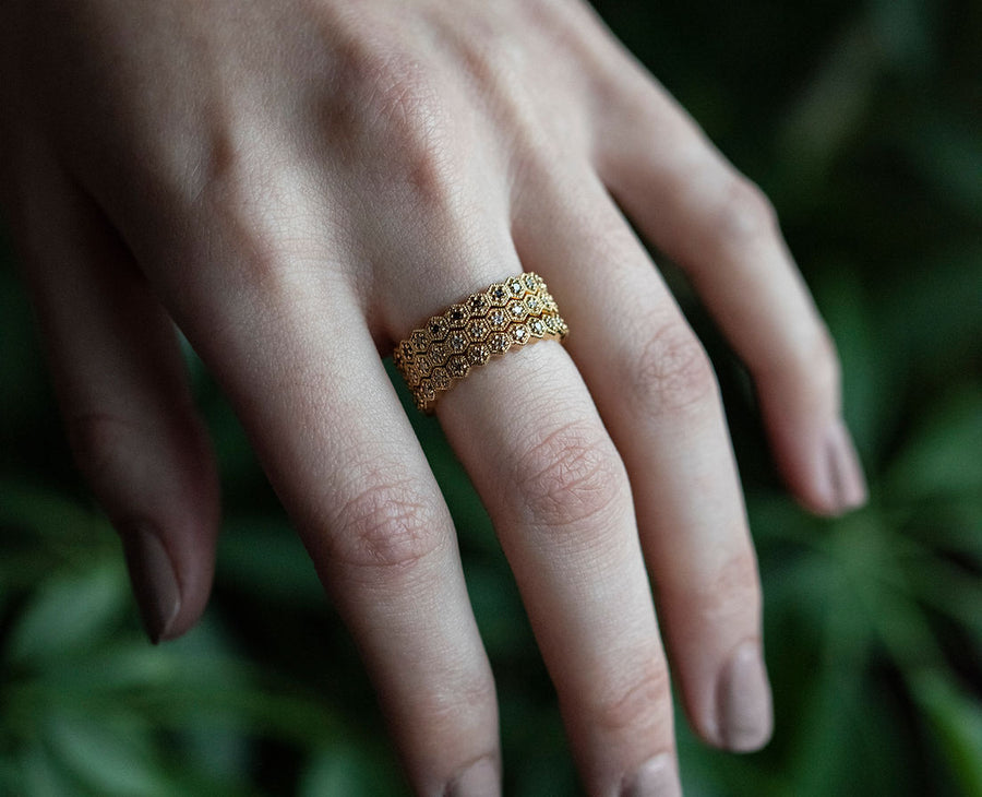 Honeycombs Forever Eternity Band