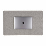 Mosen Large Merino Wool Felt Desk Pad, Granite