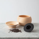 Self-Watering Ceramic Planter, Canary Yellow