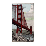 Golden Boy Vintage Map Print