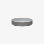 Hasami Porcelain Grey Collection Bowl in matte grey with glossy ash white interior, elegant and modern design.