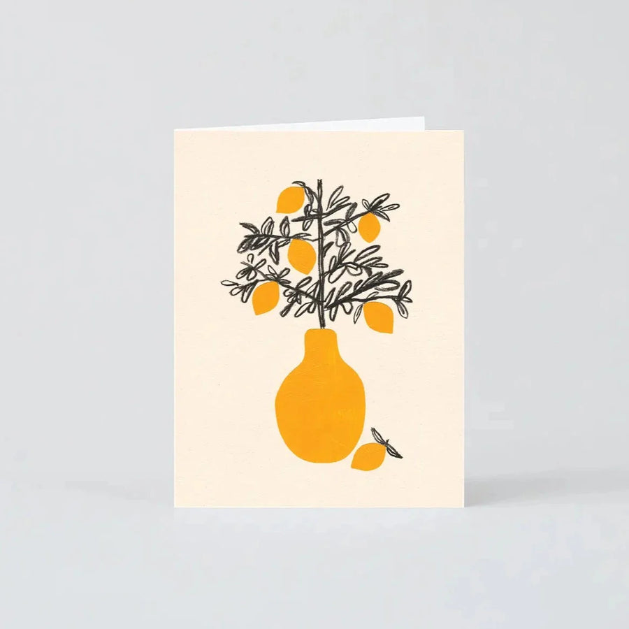 Wrap Mini Card, Lemon Tree