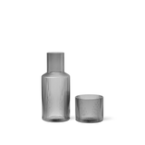 Ripple Small Carafe Set, Smoked Grey