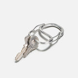 Coachwhip Carabiner Key Ring, Stainless Steel