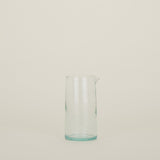 Recycled Glass Pitcher and Tumblers