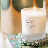 Slow North 'Rosemary + Lemon' Scented Candle, Three Sizes