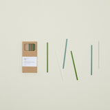 Essential Glass Straws, Cool - Set of 6