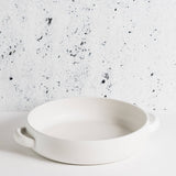 gharyan large stoneware serving bowl with handle