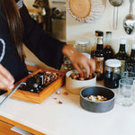 Hasami Porcelain Medium Bowl - Tall, Gloss Grey - Acacia