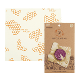Bee's Wrap Single Wrap, Honeycomb Print