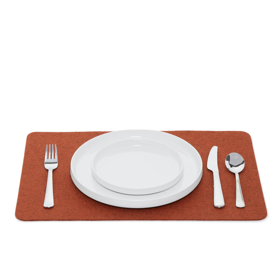 Merino Wool Felt Placemats, Rectangle - Assorted Colors