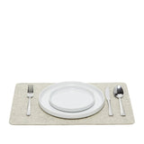 Merino Wool Felt Placemats, Rectangle - Assorted Colors