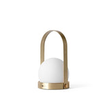 Carrie LED Lamp, Brass - Acacia