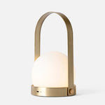 Carrie LED Lamp, Brass - Acacia