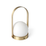 Carrie LED Lamp, Brass - Acacia