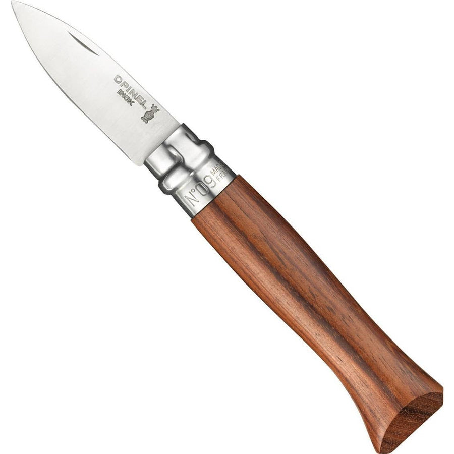 N°9 Folding Oyster Knife, Padouk Handle