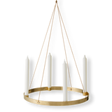 Ferm Living Brass Circle Candleholder, Large