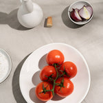 gharyan dadasi stoneware dinner plate with tomatoes
