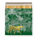 Cheetah in Jungle Green Square Matchbox