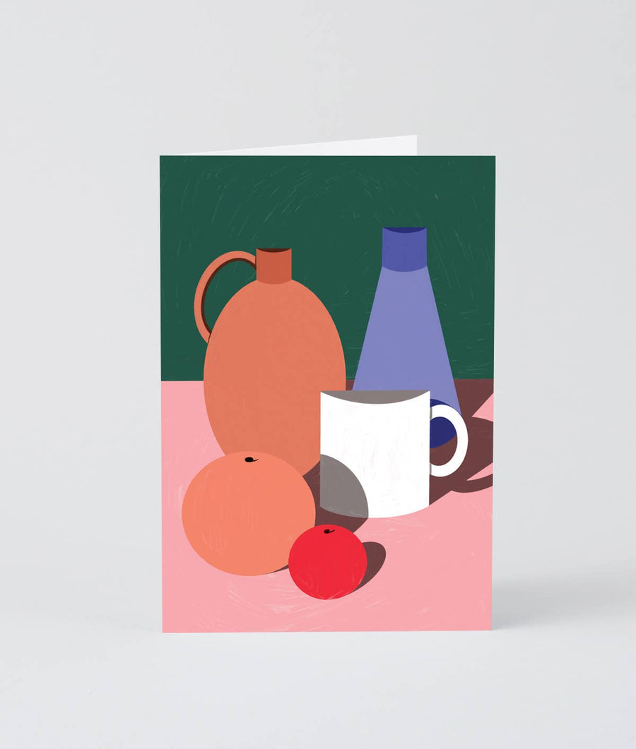 'Objects & Oranges' Art Card