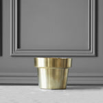Brushed Brass Flower Pots - Acacia