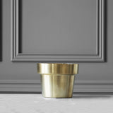 Brushed Brass Flower Pots - Acacia