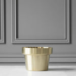 Brushed Brass Flower Pots - Acacia