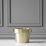 Brushed Brass Flower Pots - Acacia
