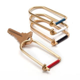 Wilson Brass Keyring - Acacia