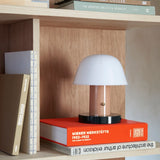 &Tradition Setago Rechargeable LED Lamp, Nude & Forest