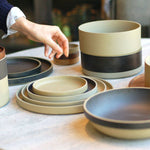 Hasami Porcelain Small Bowl, Black - Acacia