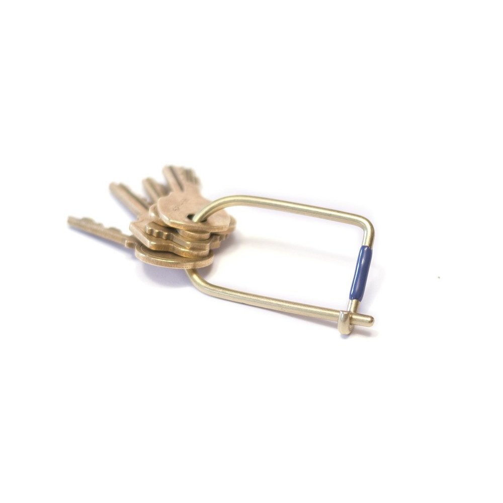 Wilson Brass Keyring - Acacia
