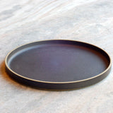 Hasami Porcelain Plates, Black - Acacia
