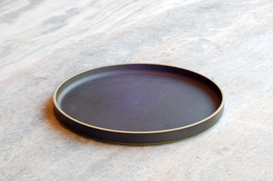 Hasami Porcelain Plates, Black - Acacia