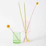 Stacking Glass Vase, Pink + Green