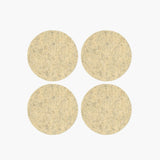 Merino Wool Felt Coaster Sets, Round - Assorted Colors